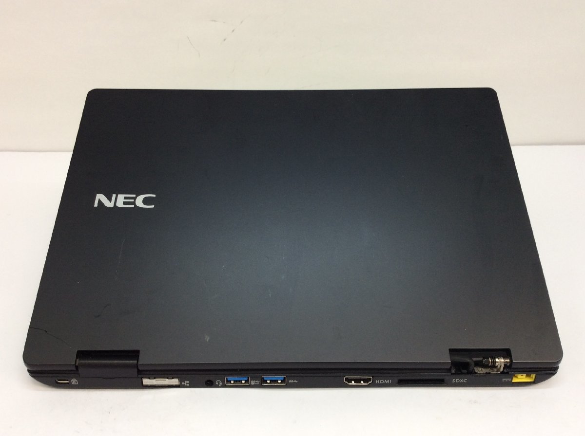 ジャンク/ NEC PC-VKA10HGG6QD3 Intel Core m3-7Y30 メモリ4.1GB SSD128.03GB 【G16360】_天板にシール跡があります
