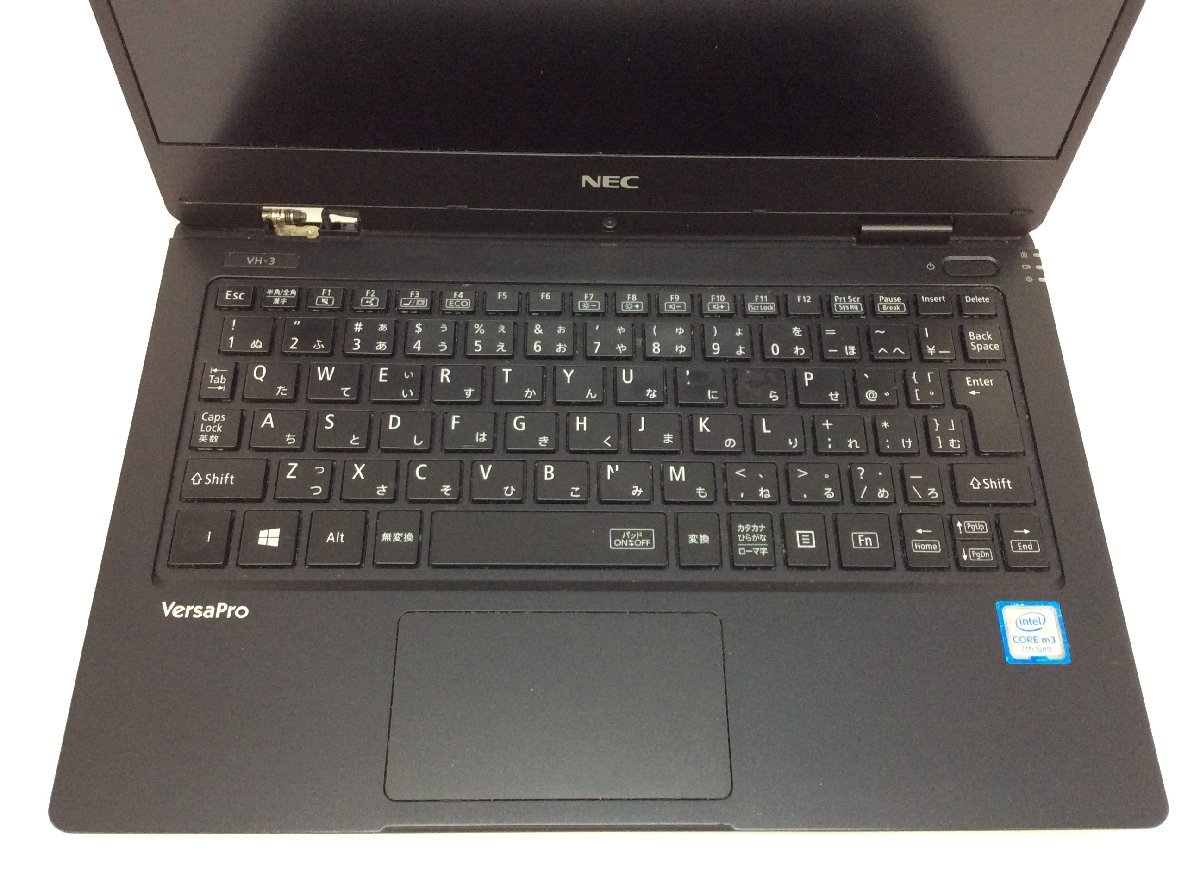 ジャンク/ NEC PC-VKA10HGG6QD3 Intel Core m3-7Y30 メモリ4.1GB SSD128.03GB 【G16351】_キーボードにテカリ、文字消えがあります