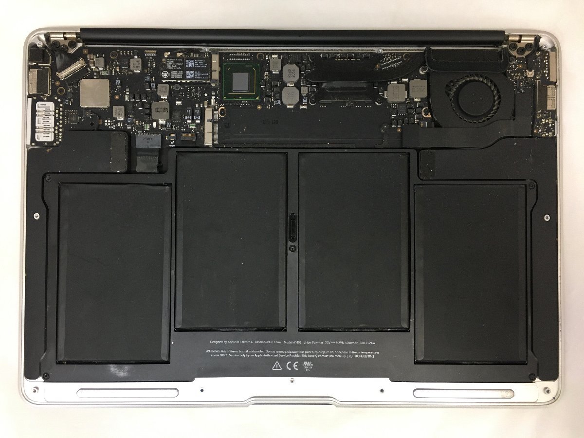 △1円スタート/Apple MacBook Air 13-inch Mid 2012 A1466 EMC2559/Core i5 1.8GHz/4GB/13.3インチ/USキー/AC欠品_ストレージがありません
