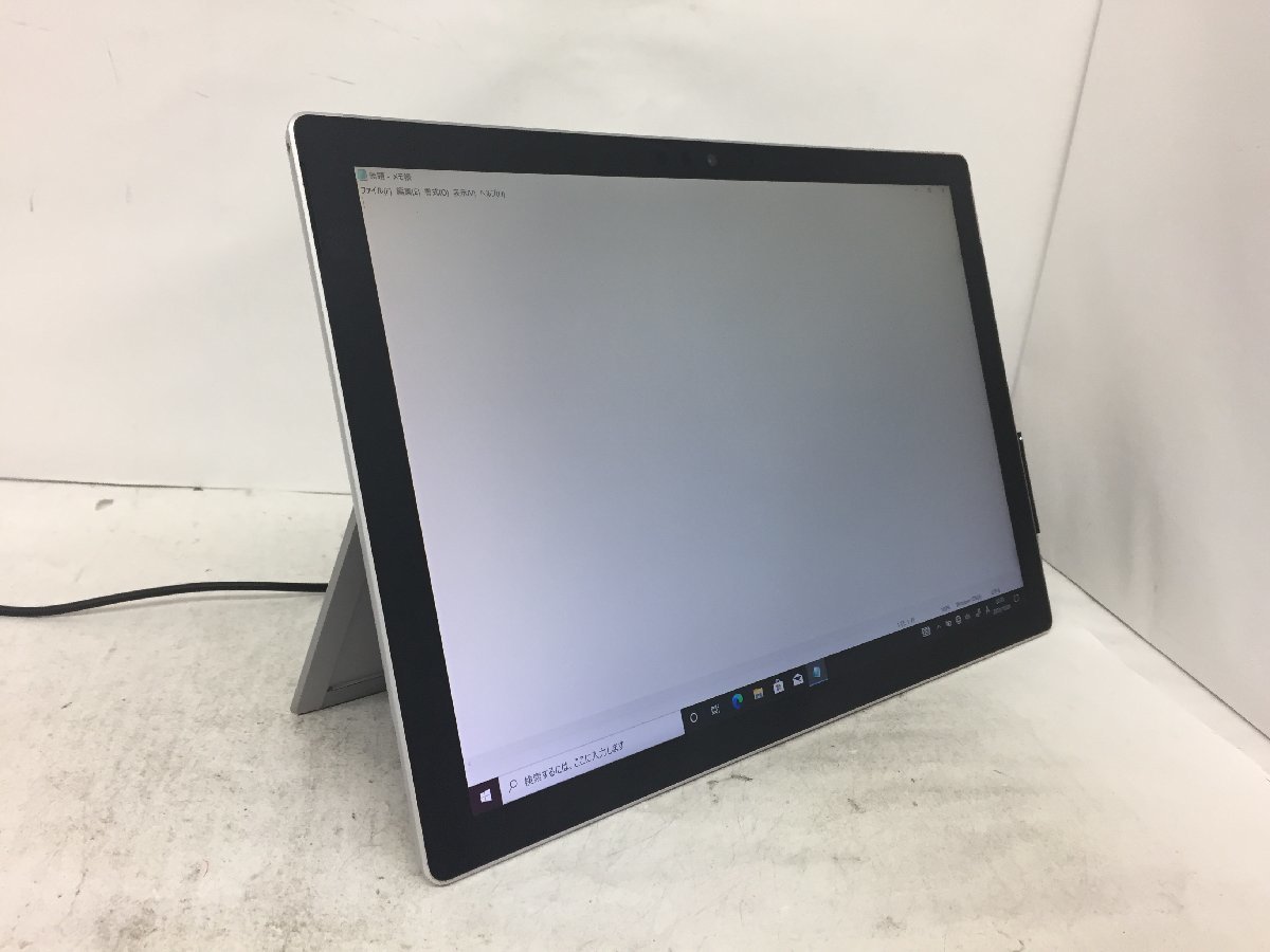 ジャンク/1円/Microsoft Surface Pro6 Model 1796/Core i5 8350U 1.70GHz/128GB/8GB/12.3インチ/Windows10 Pro/高速SSD/第8世代/AC欠品_液晶が変色しています