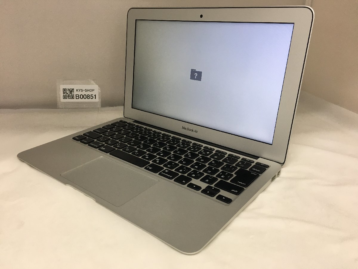 △1円スタート/Apple MacBook Air 11-inch Mid 2012 A1465 EMC2558/Core i5 1.7GHz/4GB/11.6インチ/AC欠品_画像1