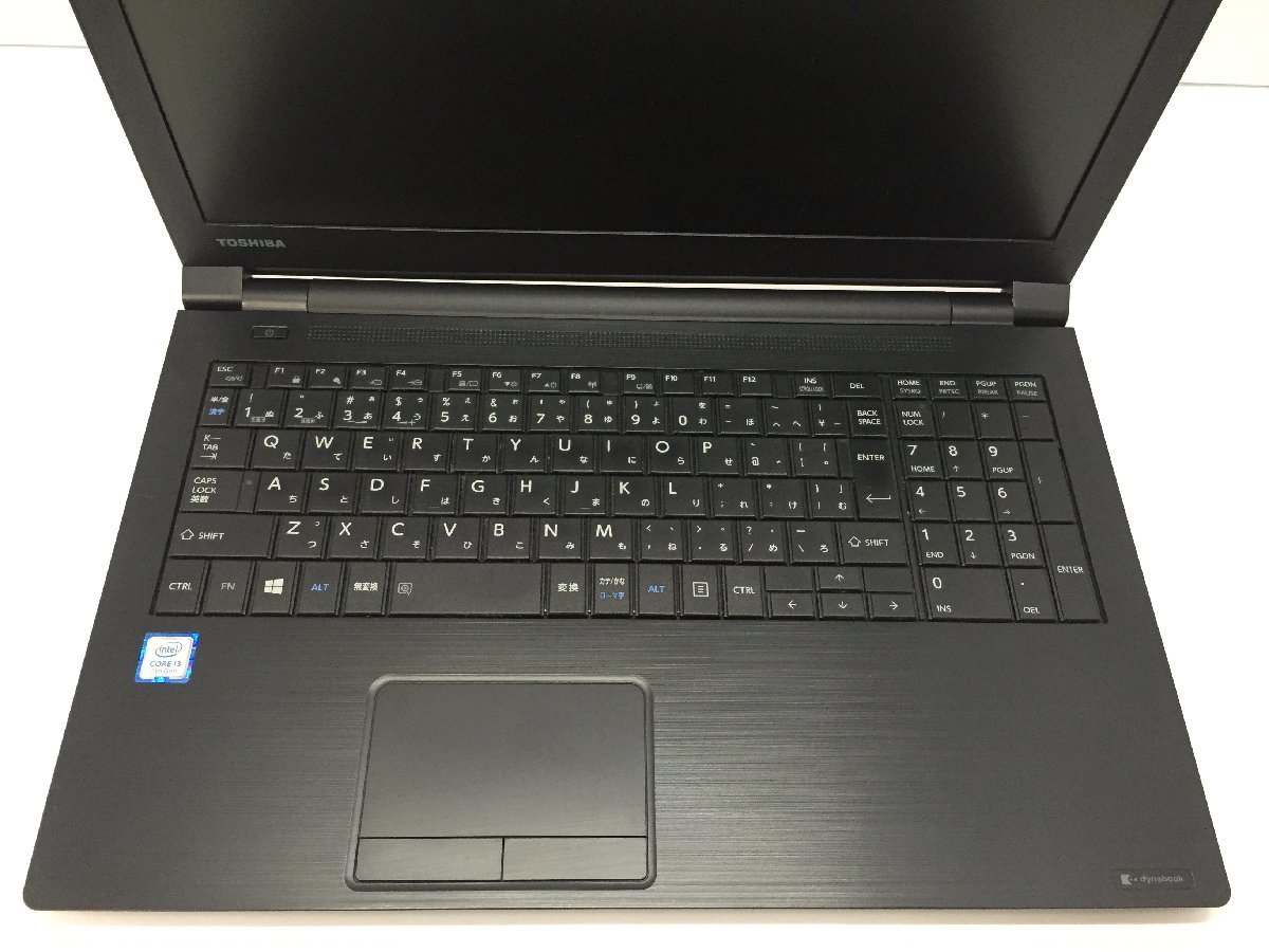 ジャンク/ TOSHIBA dynabook B65/J PB65JFB41R7AD21 Intel Core i3-7100U メモリ8.19GB HDD500.1GB 【G16169】_キーボードにテカリがあります