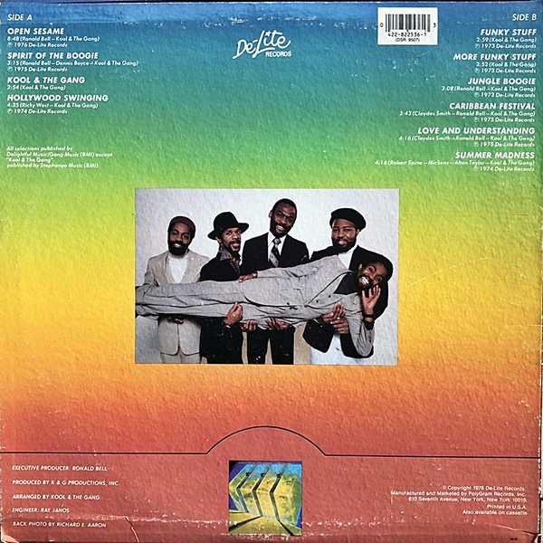 【Disco & Funk LP】Kool & The Gang / Spin Their Top Hits の画像2