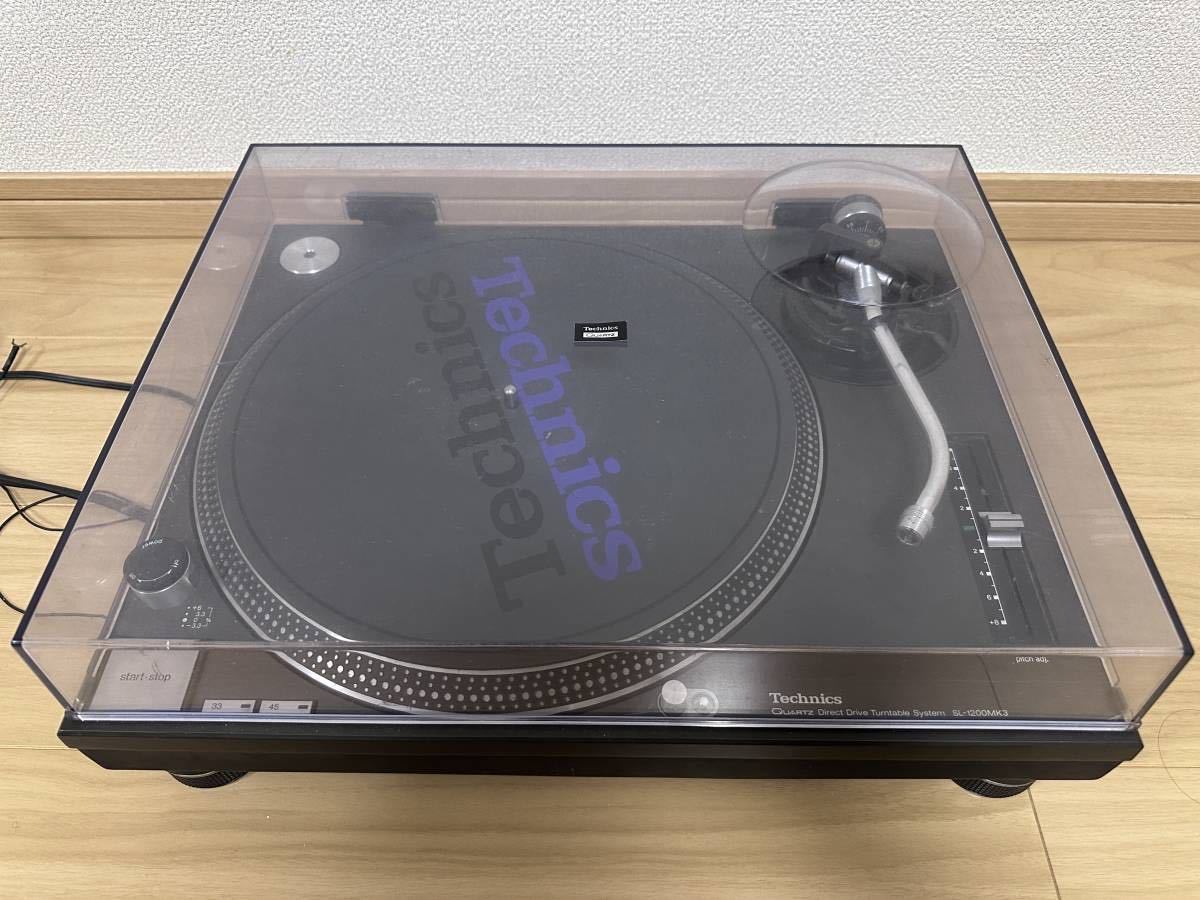 Technics テクニクス ターンテーブル SL-1200MK3 中古品　動作確認済み　訳あり_画像1