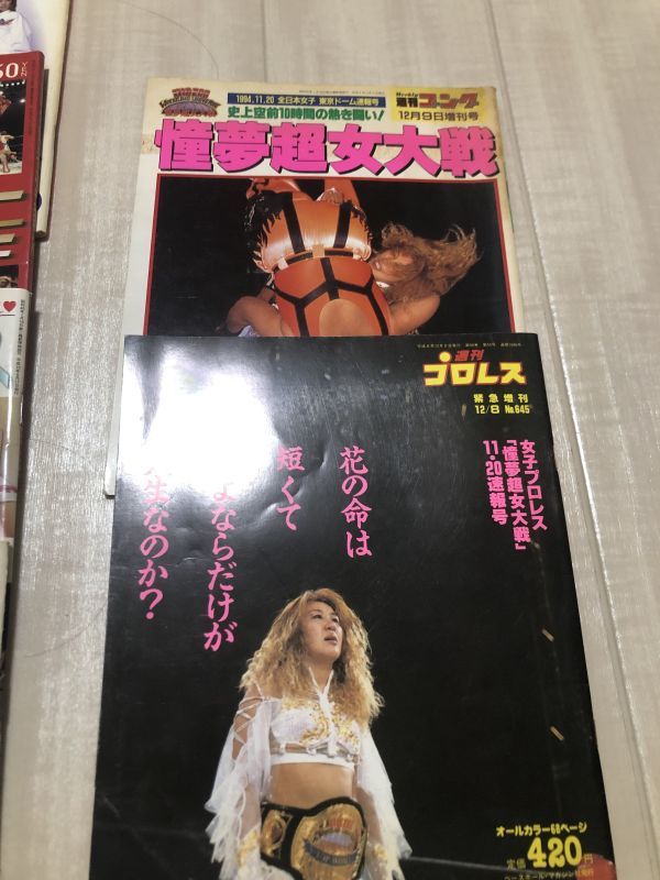 【1円スタート】1993～2003年代 Lady's 週刊ゴング 週刊ゴング 格闘ヴィーナス 女子プロレスグランプリ 他 増刊 SPECIAL 雑誌 まとめセット_画像6