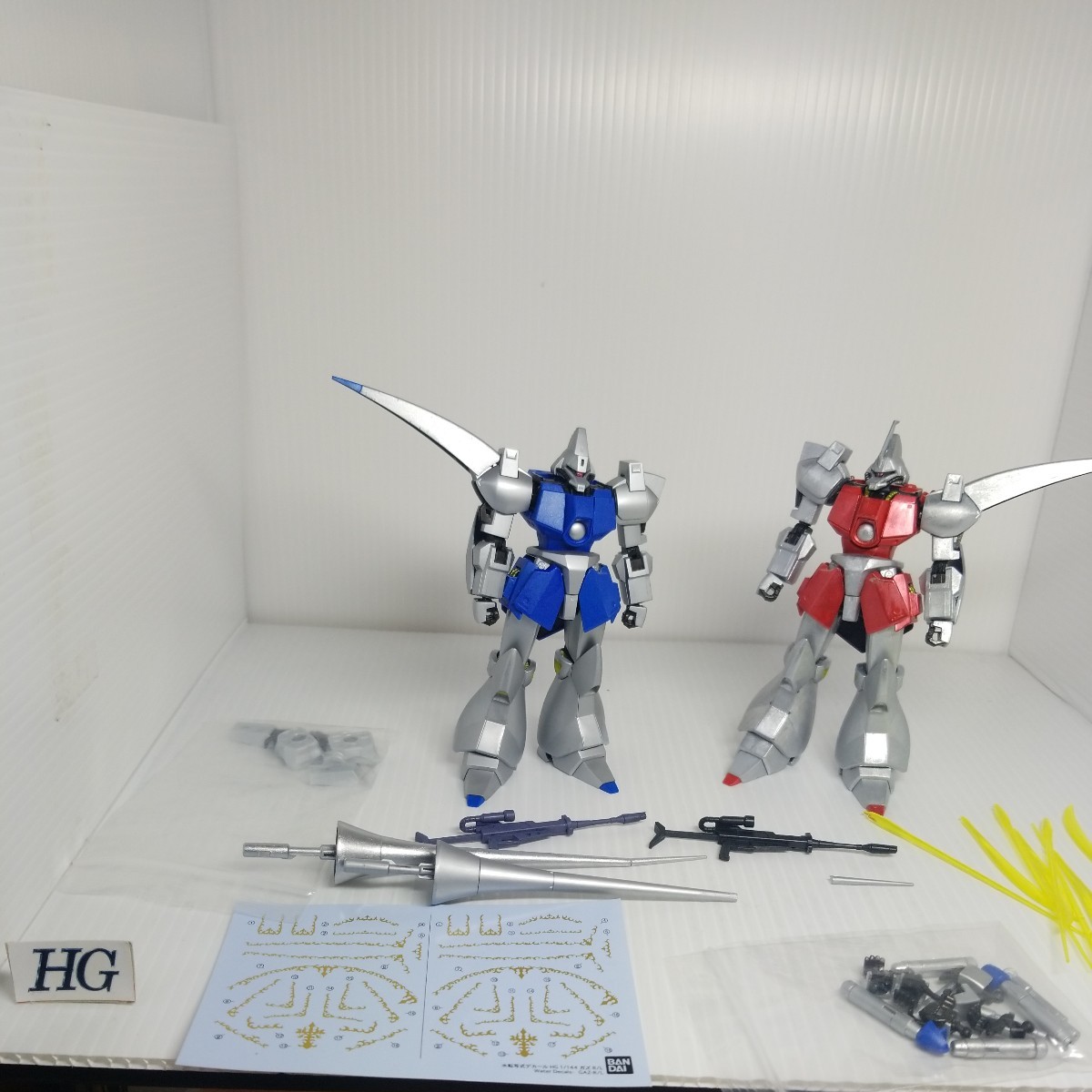 P-170g 11/5 HG ガズR/L 塗装品 槍に破損あり、折れそう、ガンダム ガンプラ ジャンク _画像1