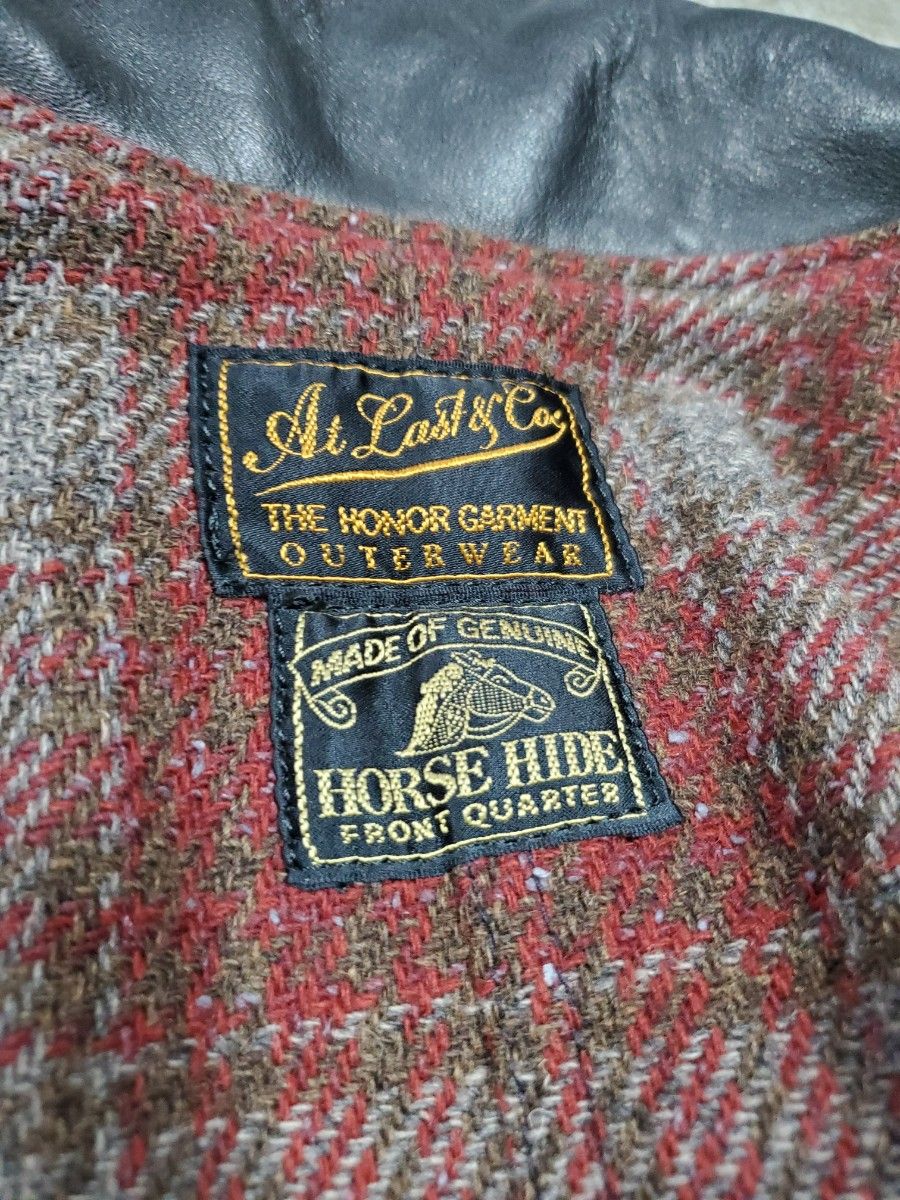 アットラスト At Last&Co カーコート 1st モデル 38 黒 HORSE アットラスト At Last&Co カーコート 1st モデル 38 黒 HORSE