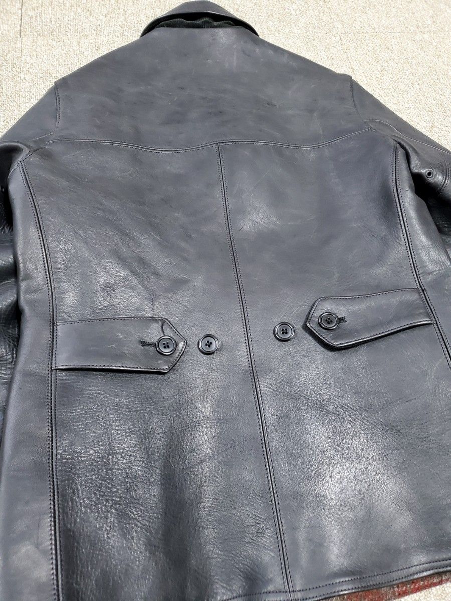 アットラスト At Last&Co カーコート 1st モデル 38 黒 HORSE アットラスト At Last&Co カーコート 1st モデル 38 黒 HORSE