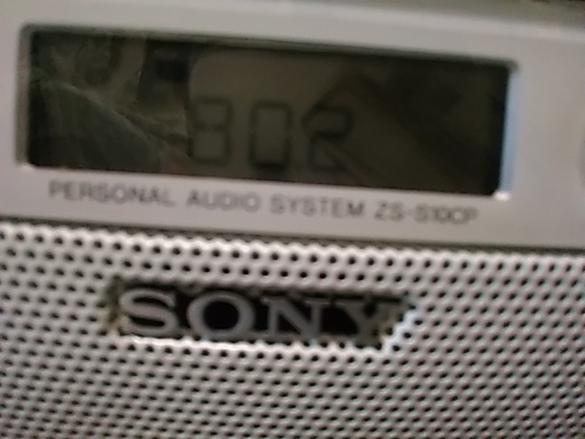 早い者勝ち格安即決　SONY ポータブル・CDラジオ 「ZS-S10CP」 ソニー_画像3