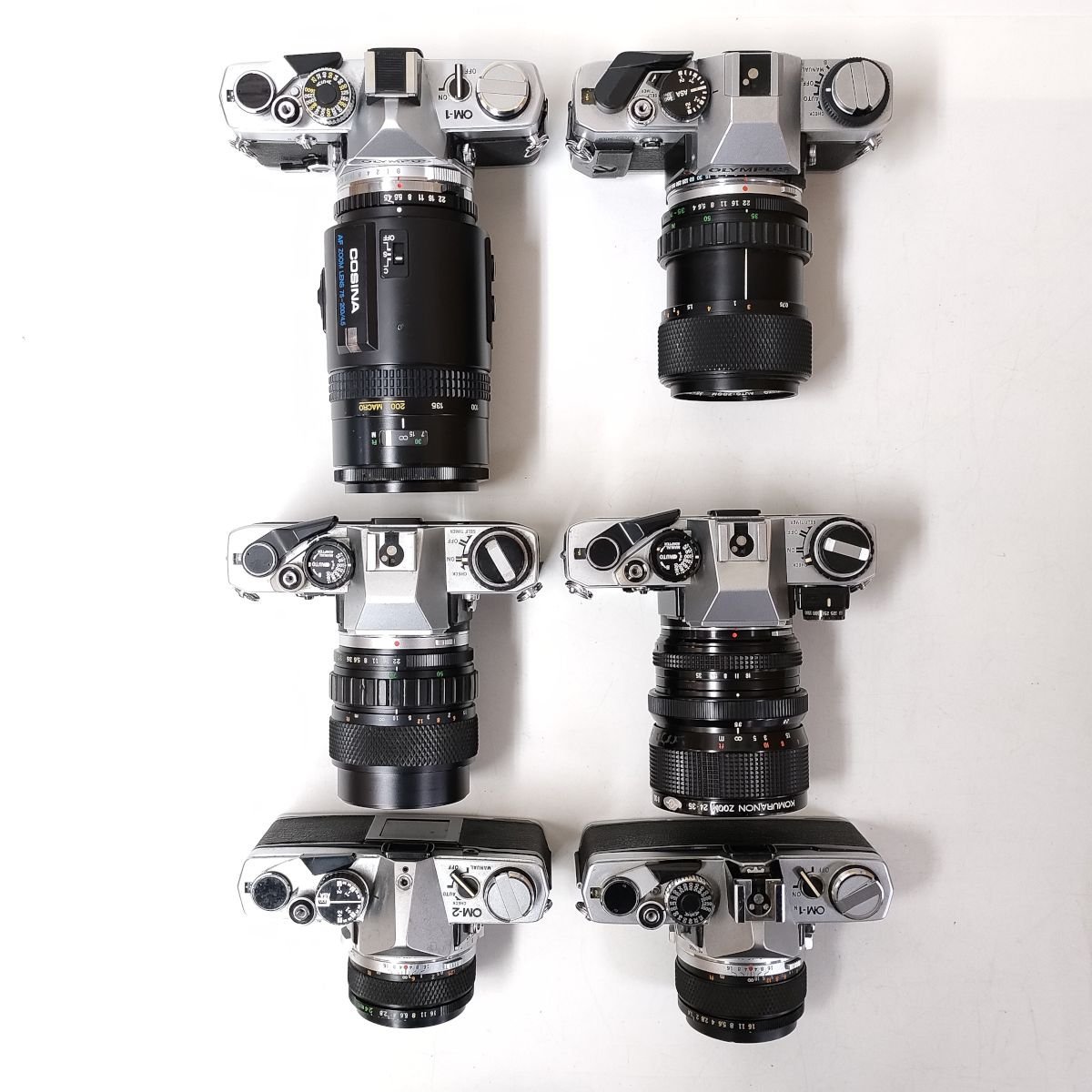 OLYMPUS OM-1N , OM-2 , OM-10 + 2.8/24 , 1.4/50 , 4/35-70 他 MF 一眼レフ 6点セット まとめ ●ジャンク品 [7790TMC]_画像9