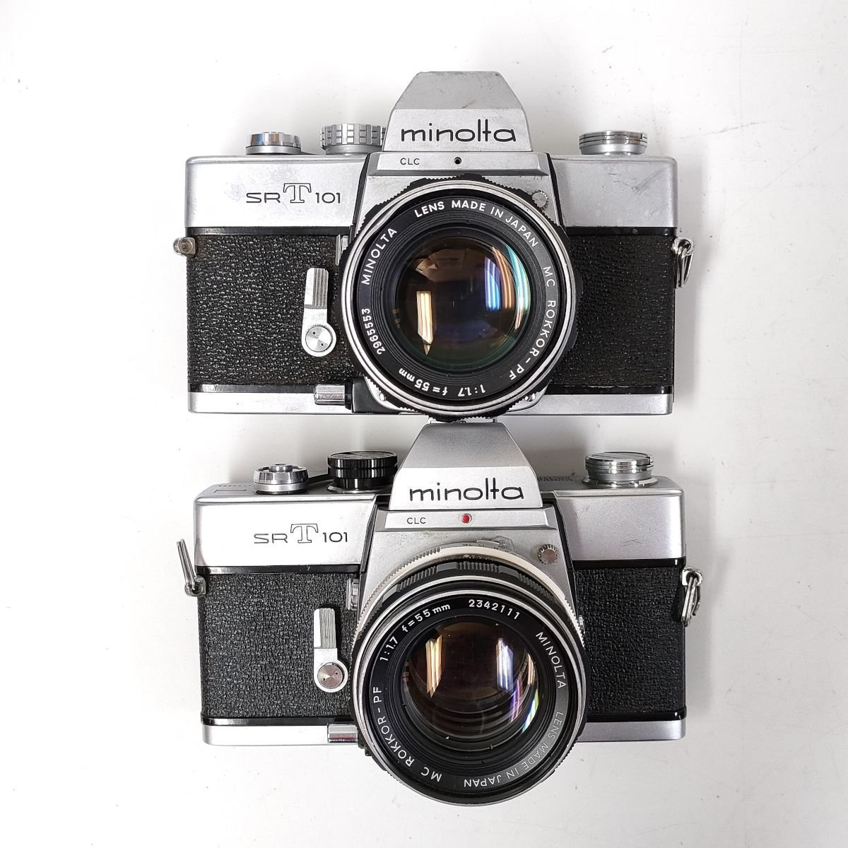 Minolta SRT101 , X-7 , SR-1s + 1.4/58 , 1.7/55 , 3.5/28 他 MF一眼レフ 11点セット まとめ ●ジャンク品 [7701TMC]_画像2