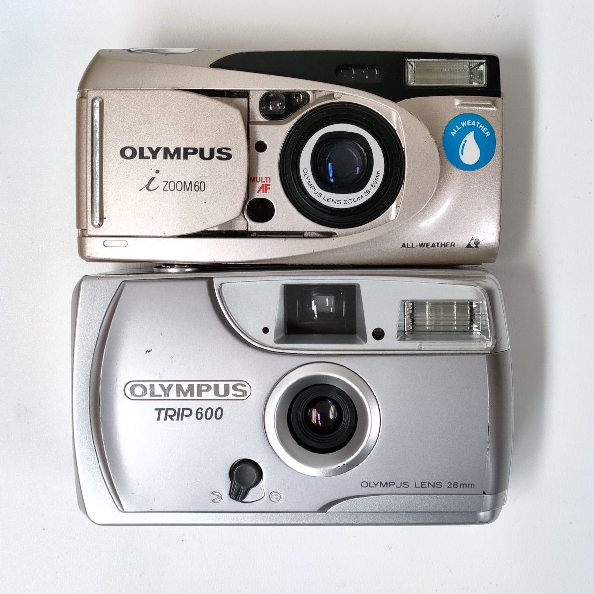 Olympus AF-10 Super , OZ 120Zoom , AFL-T , TRIP 600 他 コンパクトフィルム 15点セット まとめ ●ジャンク品 [7848TMC]_画像2