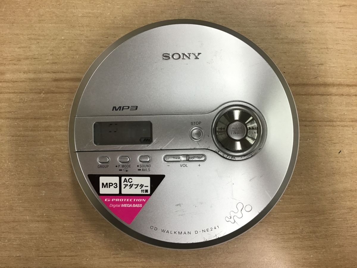 SONY D-NE241 ソニー walkman CDプレーヤー CDウォークマン MP3対応◆現状品 [1652W]_画像1