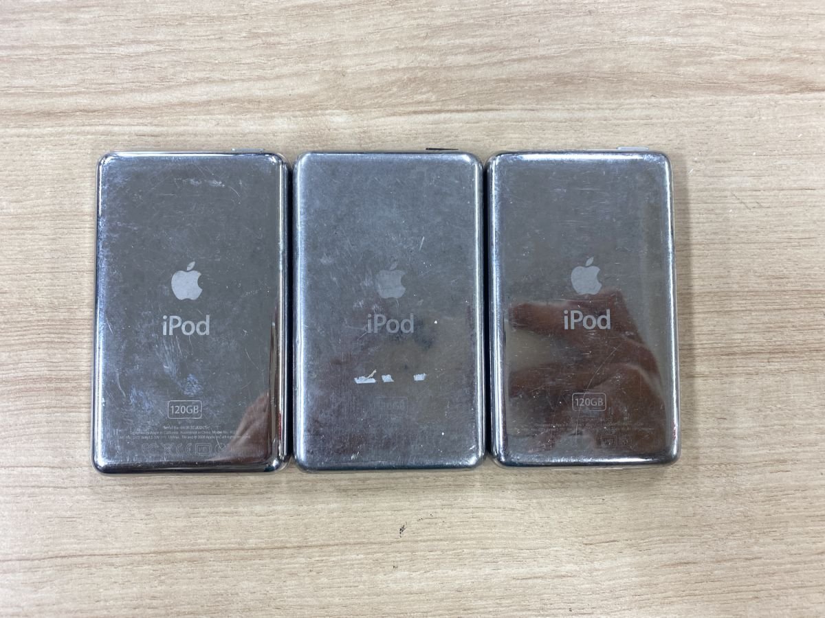 APPLE A1238 iPod classic 120GB 3点セット◆ジャンク品 [1930JW]_画像5