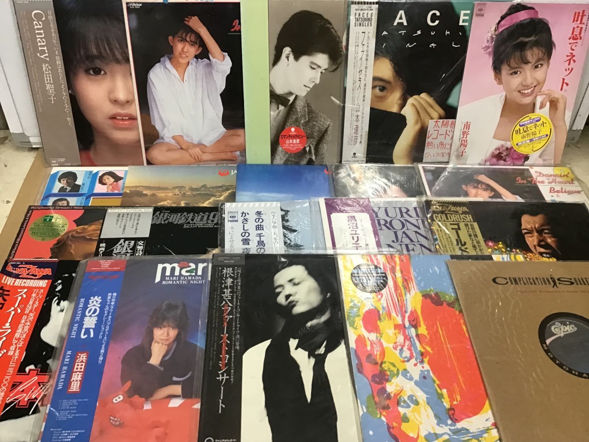 LP 邦楽 和モノ シティポップ ロック 他 レコード まとめ 帯付含 大量 松田聖子 桃井かおり 40点セット [3356SH]_画像2