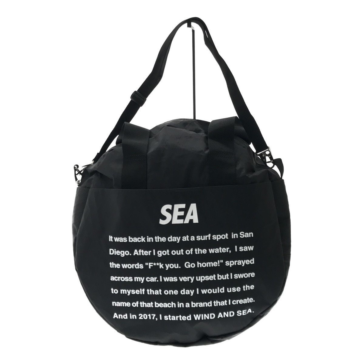 WIND AND SEA ウィンダンシー 【men716D】 WDS A32 X-Pac コラボ ダブルネーム メッシュトートバッグ 新品未使用 鞄 BAG_画像3