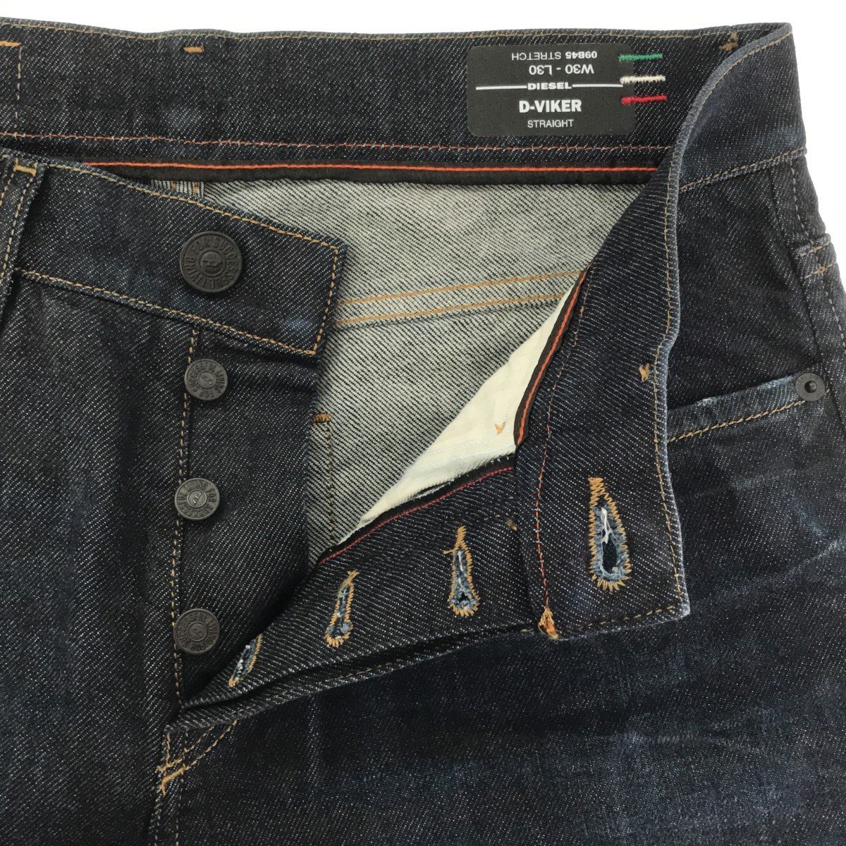 【1円スタート】DIESEL ディーゼル 【men0033T】 D-Viker 09B45 A03469 09B45 デニムパンツ ジーパン ボトムス ズボン W30 HC_画像6