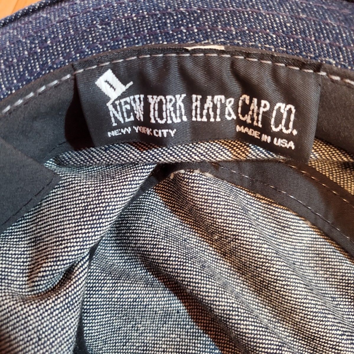 ※購入前要在庫確認※【USA製】NEW YORK HAT ポークパイ デニムハット