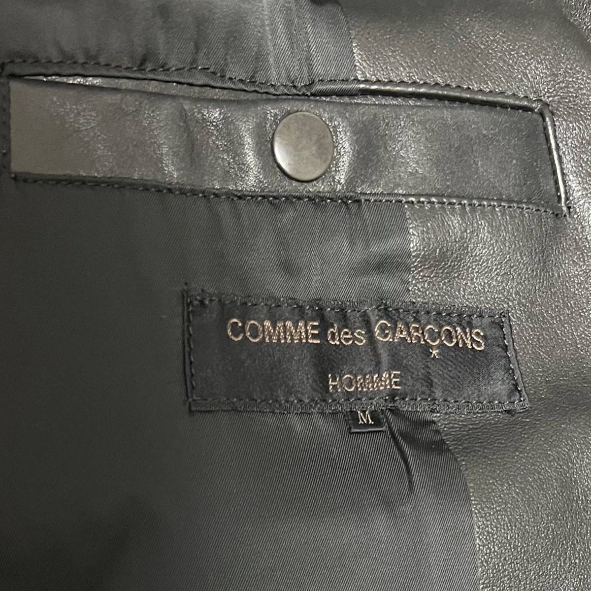 2001 COMME des GARCONS HOMME レザージャケット 2001 COMME des GARCONS HOMME レザージャケット