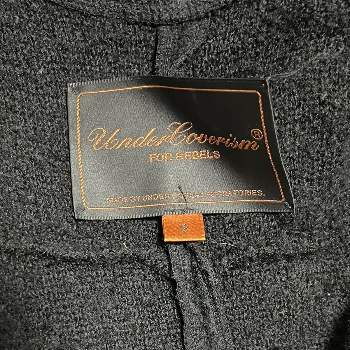 06AW UNDERCOVERISM ロングニット コート ウール ジップアップ 06AW UNDERCOVERISM ロングニット コート ウール ジップアップ