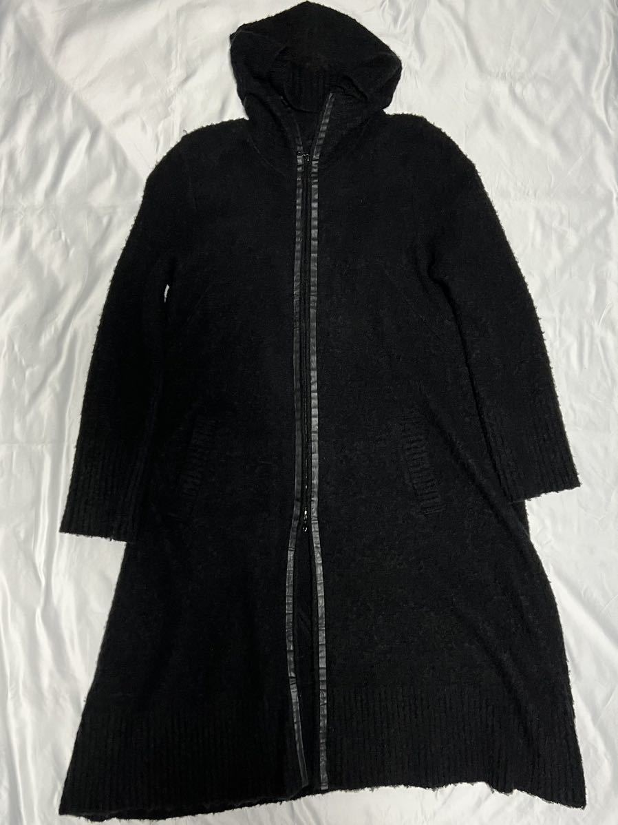 06AW UNDERCOVERISM ロングニット コート ウール ジップアップ 06AW UNDERCOVERISM ロングニット コート ウール ジップアップ