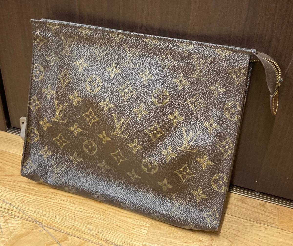 3726-3千　LOUIS VUITTON ルイヴィトン モノグラム ポッシュトワレット　ポーチ　セカンドバッグ_画像1