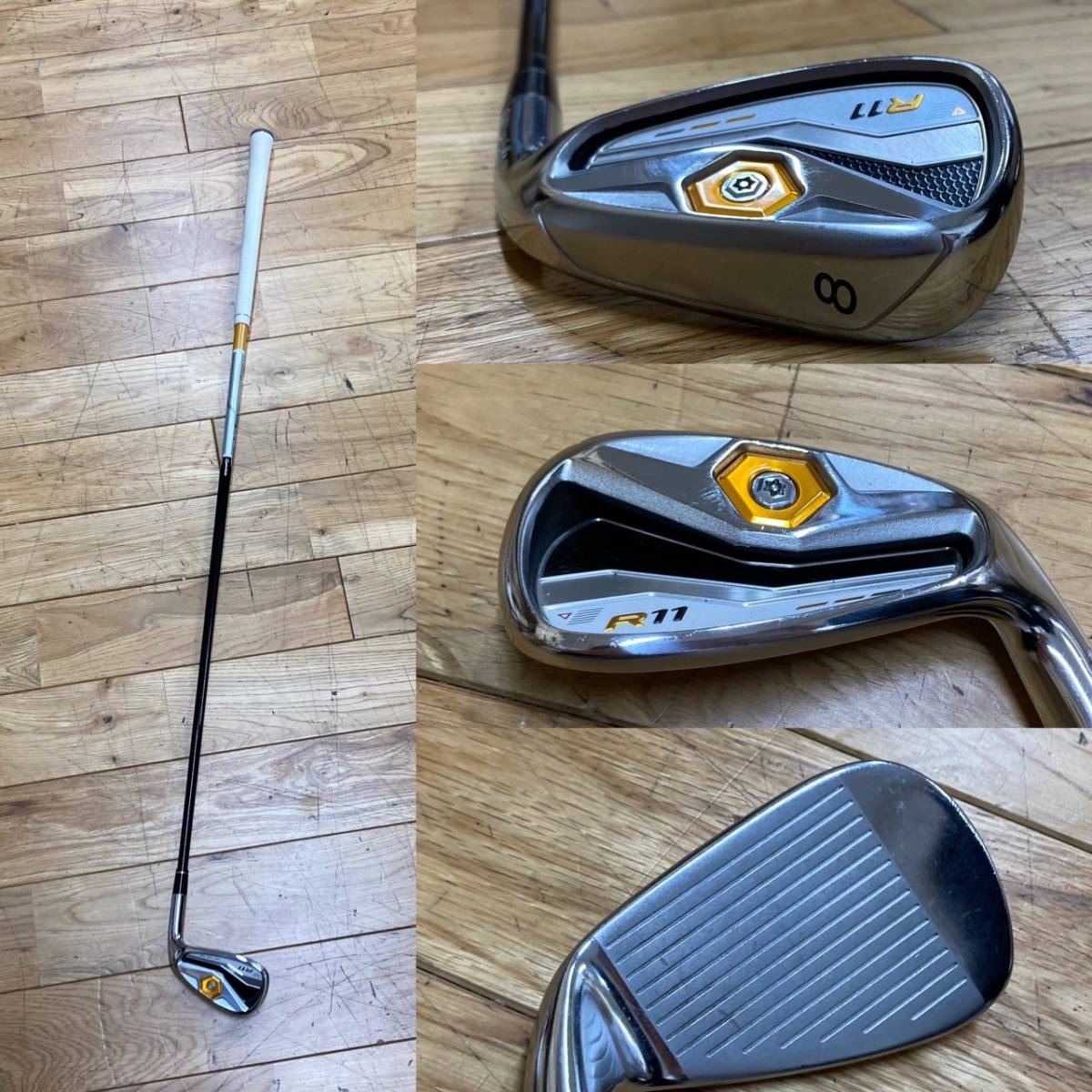 3702-1　TaylorMade　テーラーメイド　R11　＃5～9.P　10.5°　アイアン　ドライバー　ゴルフクラブ_画像6