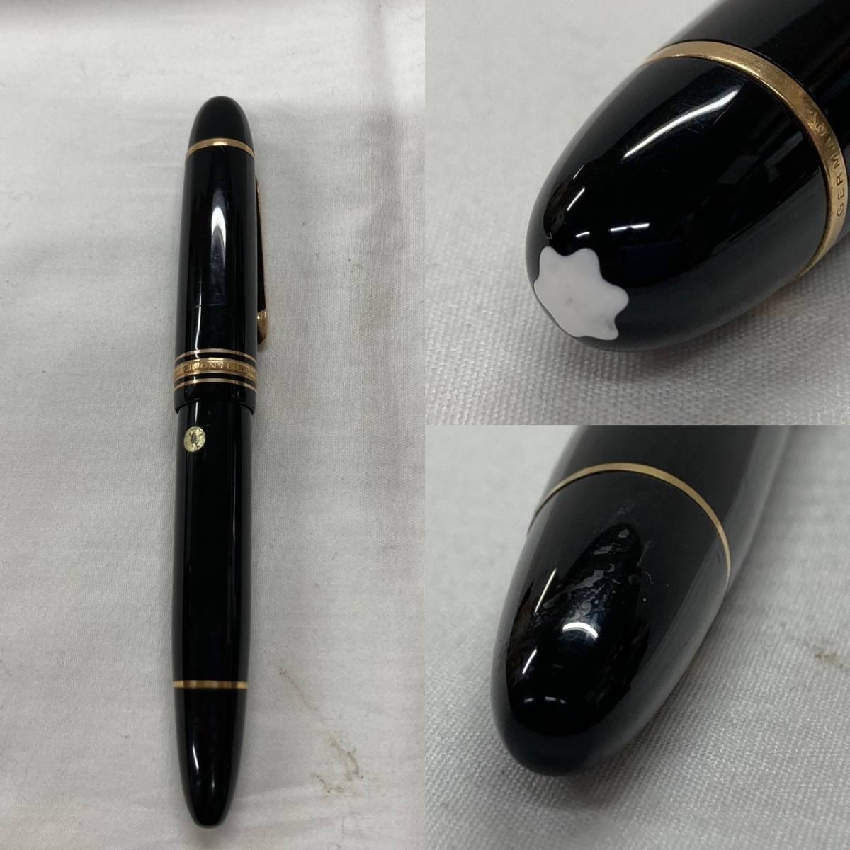 3880-3千　MONTBLANC　モンブラン　MEISTER STUCK　マイスターシュテュック　No.149　ペン先14C　14K　14金　万年筆　文房具_画像2