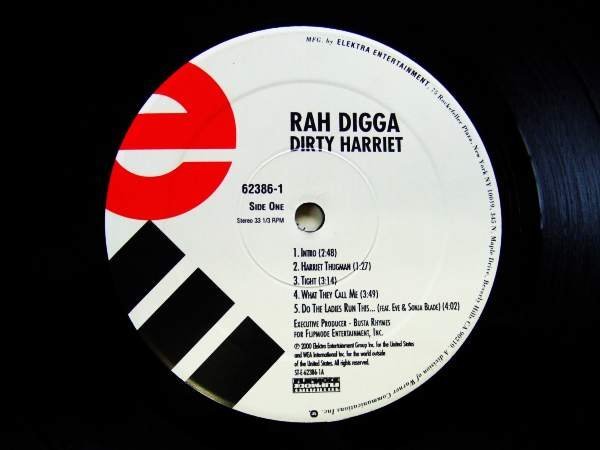 US盤！シュリンク付！2枚組LP★RAH DIGGA/DIRTY HARRIET★ハード・ヒップ・ホップ！_画像4