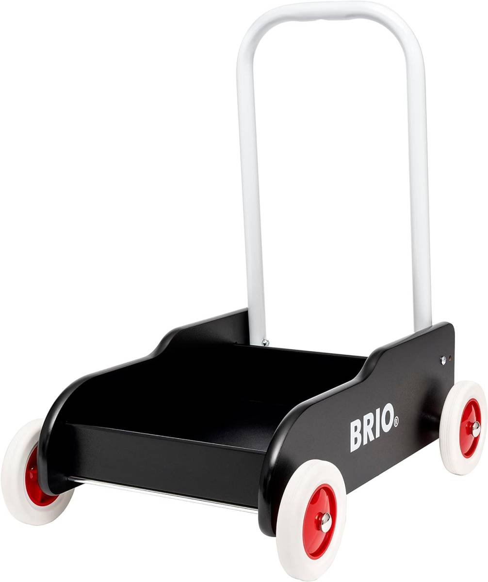 単品 ブラック BRIO (ブリオ) 手押し車 ブラック [ 木製 おもちゃ ] 31351_画像1