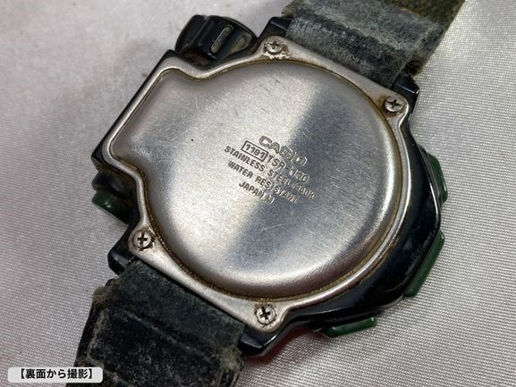 【不動品】CASIO カシオ 腕時計 サーモスキャナー TSR-110　電池残量なし ジャンク品_画像2
