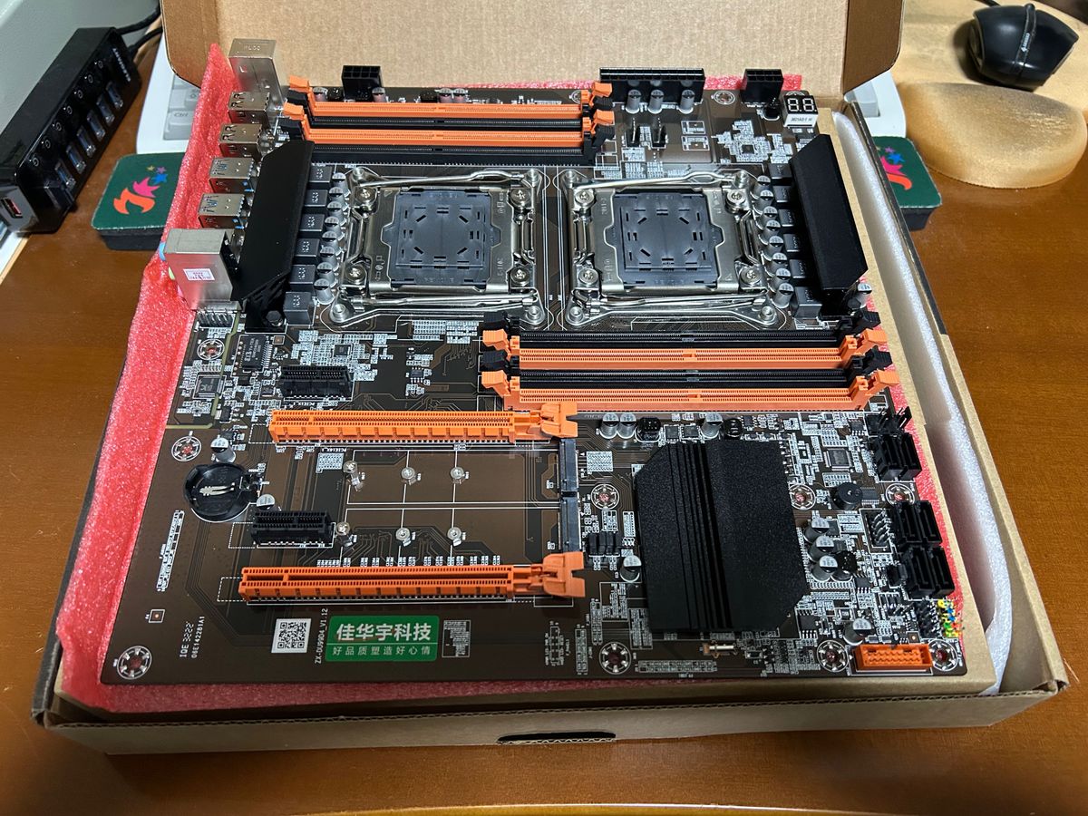 ZX-DU99D4 Ver1 12 デュアルマザーボードX99双路|Yahoo!フリマ ZX-DU99D4 Ver1 12 デュアルマザーボードX99双路|Yahoo!フリマ