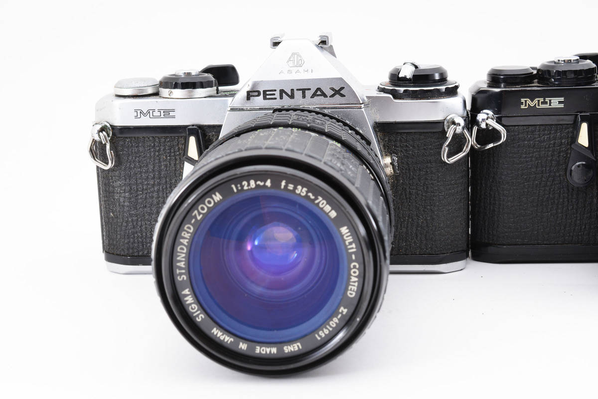 ★訳あり特上品★ PENTAX MV1 /ME ×2個 + SMC 50mm F2 /TAMRON 35-70mm /SIGMA 35-70mm ★3セットまとめ★ #0852 #1125231 #0856_画像2