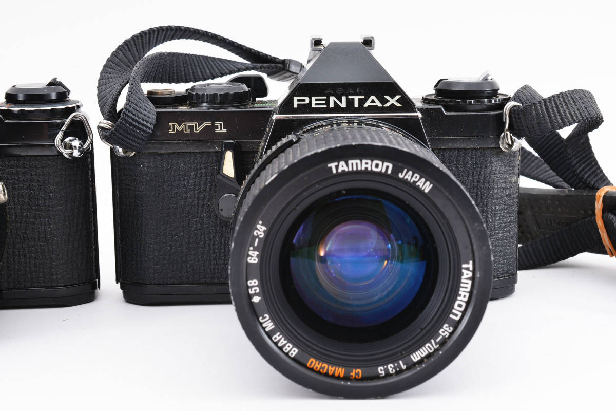 ★訳あり特上品★ PENTAX MV1 /ME ×2個 + SMC 50mm F2 /TAMRON 35-70mm /SIGMA 35-70mm ★3セットまとめ★ #0852 #1125231 #0856_画像4