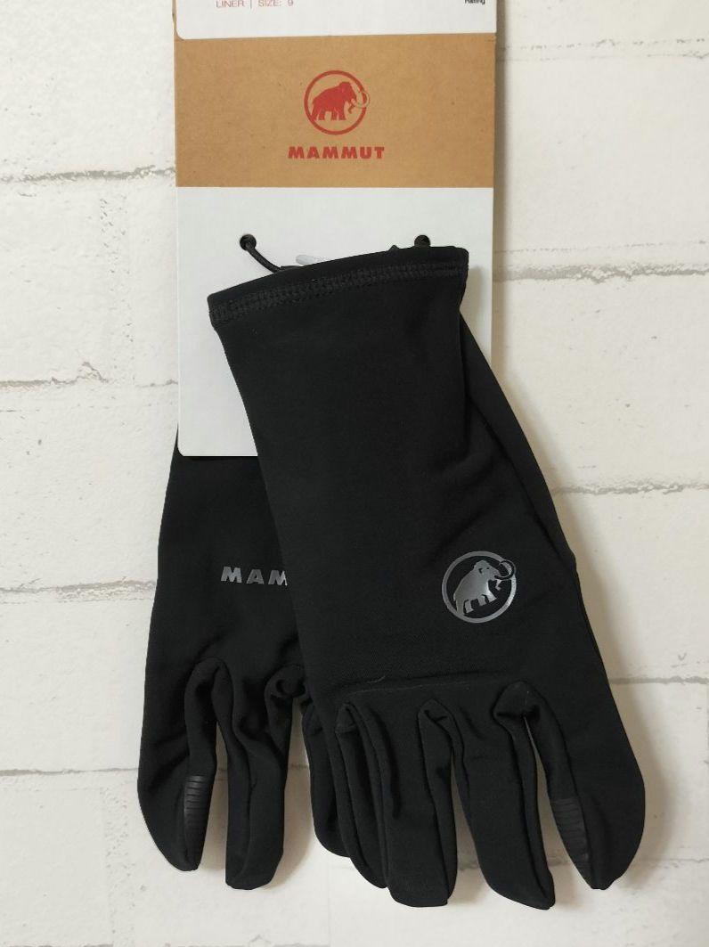 【新品】Mammut Stretch Glove SIZE9 黒_画像1