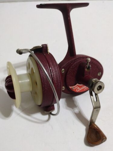 Vintage DAM Quick Junior Spinning Fishing Reel Red Made In Germany D.A.M.  海外 即決