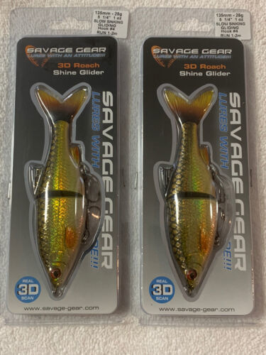 Savage Gear 3D Shine Glide Fishing Bait, 1 oz