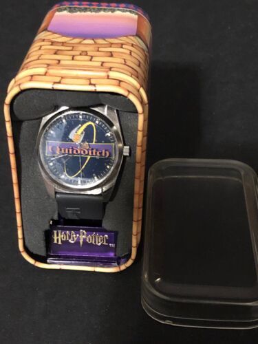 Vintage Harry Potter Quidditch Wrist Watch in Original Tin (Warner