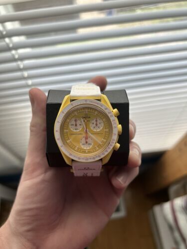 Swatch x Omega Bioceramic Moonswatch Mission To The Sun Yellow