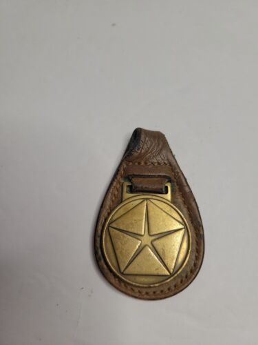 Vintage Chrysler Keychain Rare Leather From Buying A New 1965