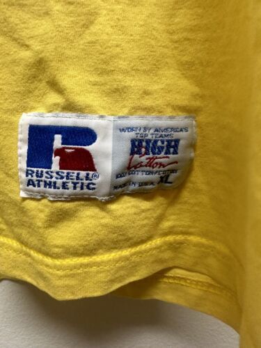 Yahoo!オークション - Men’s Yellow Vintage Made In USA Russel Pocke