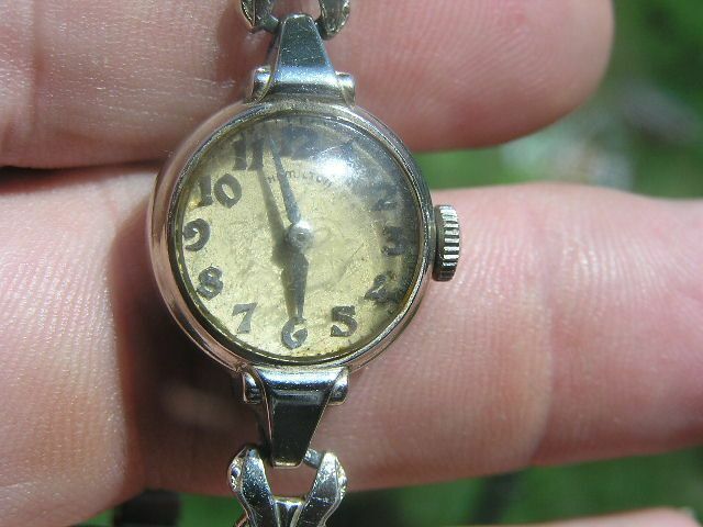 お洒落 1949 Vintage Woman´s JENNY-B Hamilton Wristwatch Runs Mag