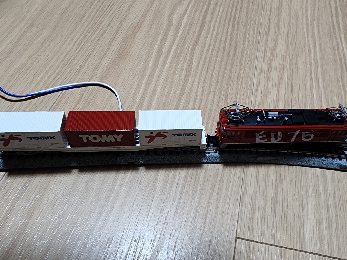 トミックス　トミー75周年記念列車セットからのバラシ　ED75+コキ750000+残りパーツ　　　　　　　　値下げしました。_画像3