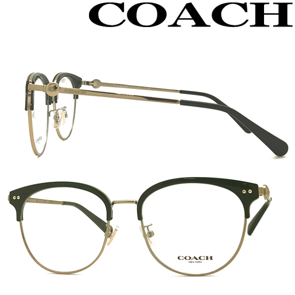 COACH コーチ ブランド メガネフレーム ブラック×ゴールド 眼鏡 HC5132D-5002