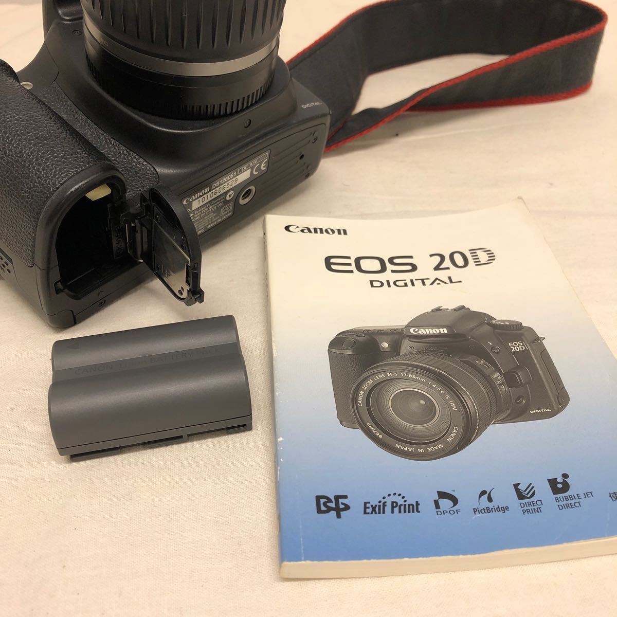 【中古ジャンク品-7】Canon EOS 20Dデジタル一眼レフカメラとSONY Cyber shotの2点_画像8