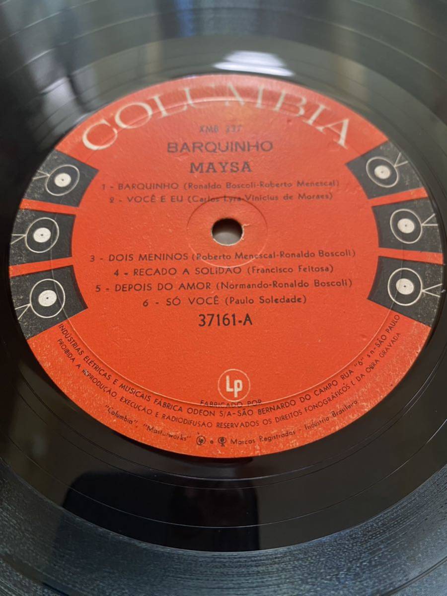 Tamba Trioを従えた自身屈指の人気名盤/‘61伯Columbia原盤/ Maysa Matarazzo [Barquinho(小舟)]/Jazz/Bossa Nova/Samba-Canson/貴重盤_画像8