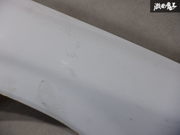  Mitsubishi original E39A Galant front fender right right side driver`s seat side solid white shelves 1J22