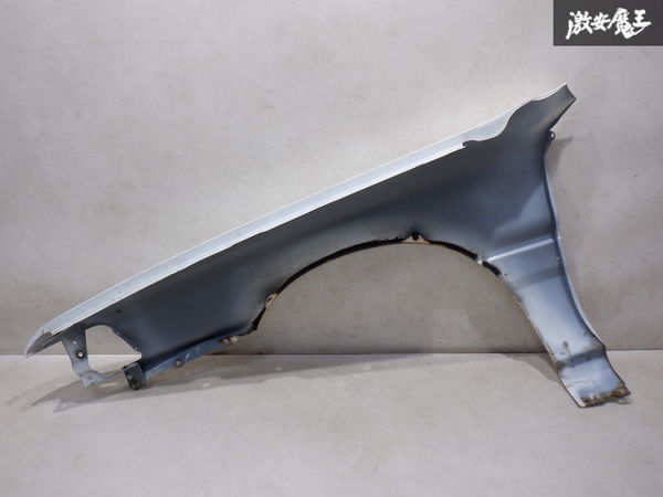  Mitsubishi original E39A Galant front fender right right side driver`s seat side solid white shelves 1J22