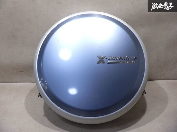 スズキ純正 JB23W ジムニー Xアドベンチャー サロモン リア スペアタイヤカバー ハードタイプ ブルーシルバーメタリック系 棚1B2_画像1