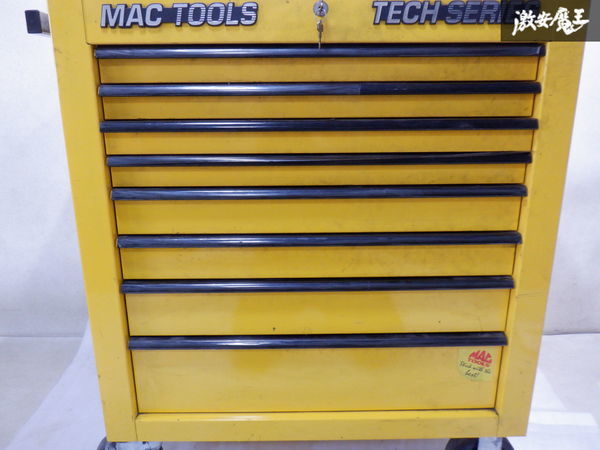 MAC TOOLS マックツールズ テックシリーズ MMB8800 ツールボックス ツールケース 工具箱 引き出し8段 鍵付 約64×86.5×104cm 棚1A3_画像6